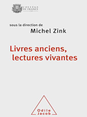 cover image of Livres anciens, lectures vivantes